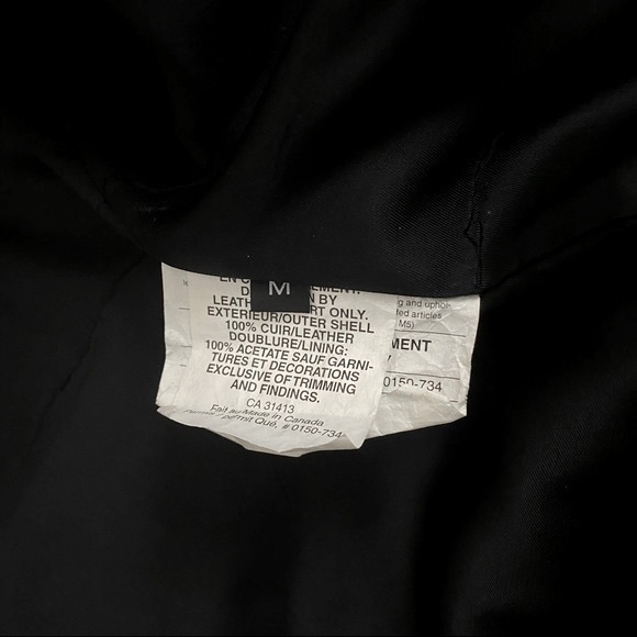 BOD & CHRISTENSEN LEATHER BLAZER JACKET UNISEX STRAIGHT CUT FRONT BUTTONS - Picture 5 of 6